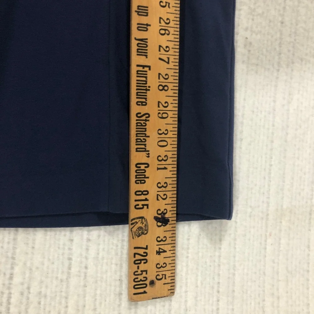 Chicos Fabulously Slimming Crop Pants Navy Blue Wide‎ Leg Pull On Size 0 Small